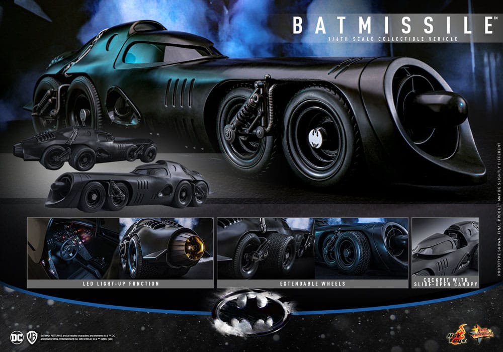 Batman : Le Défi véhicule Movie Masterpiece 1/6 Batmissile 109 cm