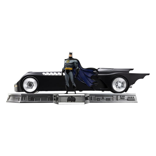 Batman The Animated Series (1992) Set Art Scale 1/10 Deluxe Batman and Batmobile 24 cm