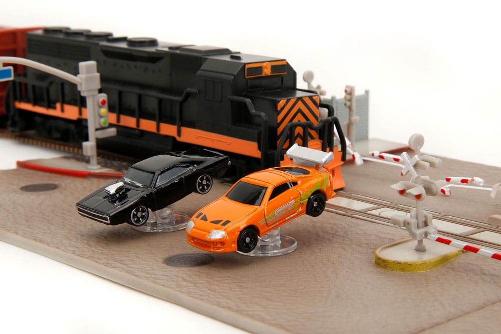 Fast & Furious diorama Nano Metalfigs Nano Scene Train Scene