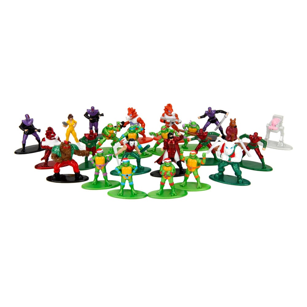 Tortues Ninja calendrier de l'avent figurines Diecast Nano Metalfigs Holiday 2024