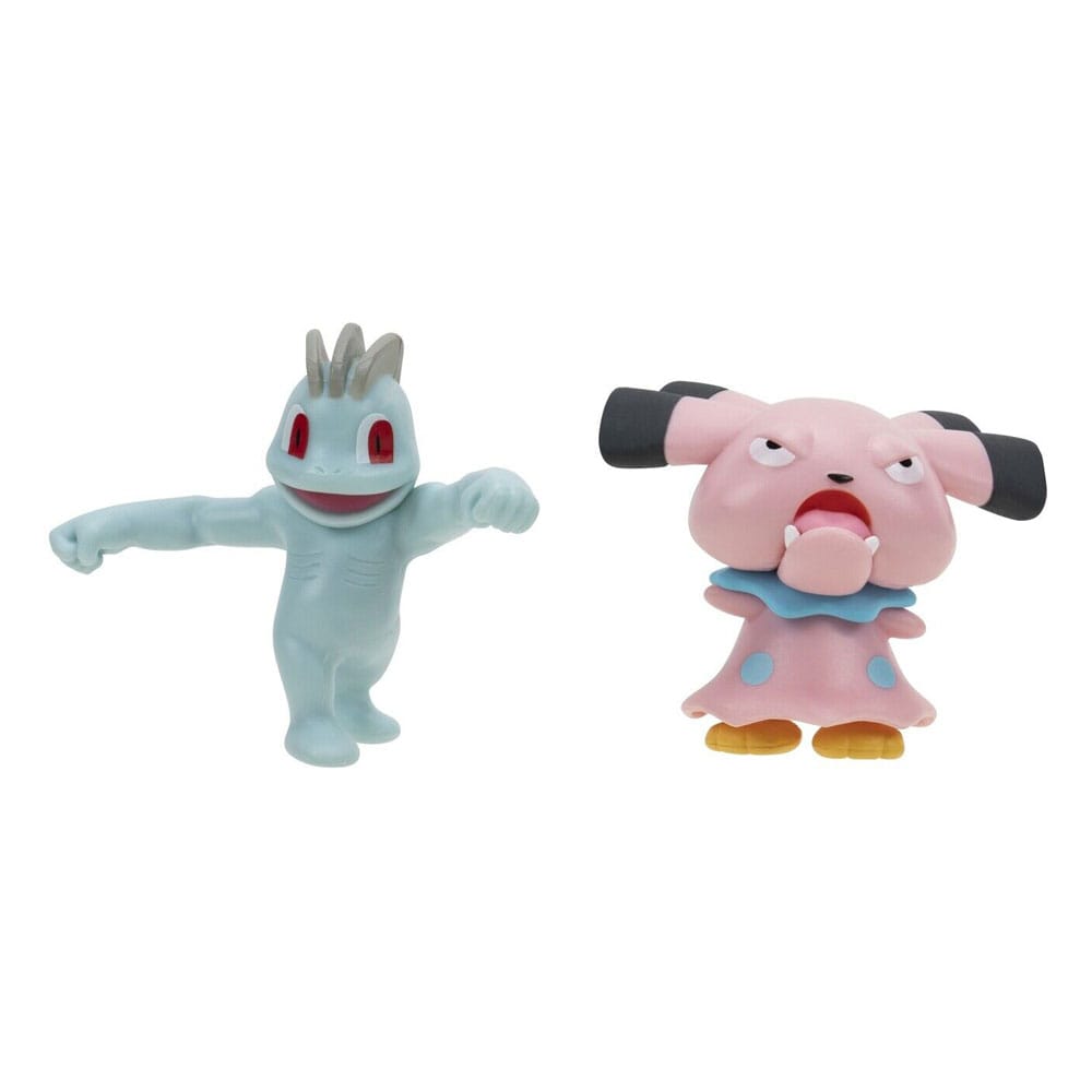 Pokémon pack 2 figurines Battle Figure Set Machoc, Snubbull