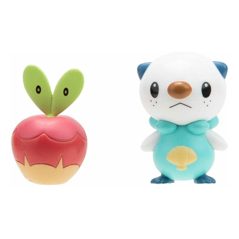 Pokémon pack 2 figurines Battle Figure Set Applin, Moustillon