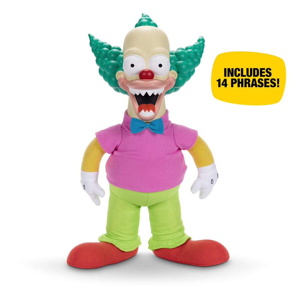 Les Simpson peluche parlante Krusty 44 cm *ANGLAIS*