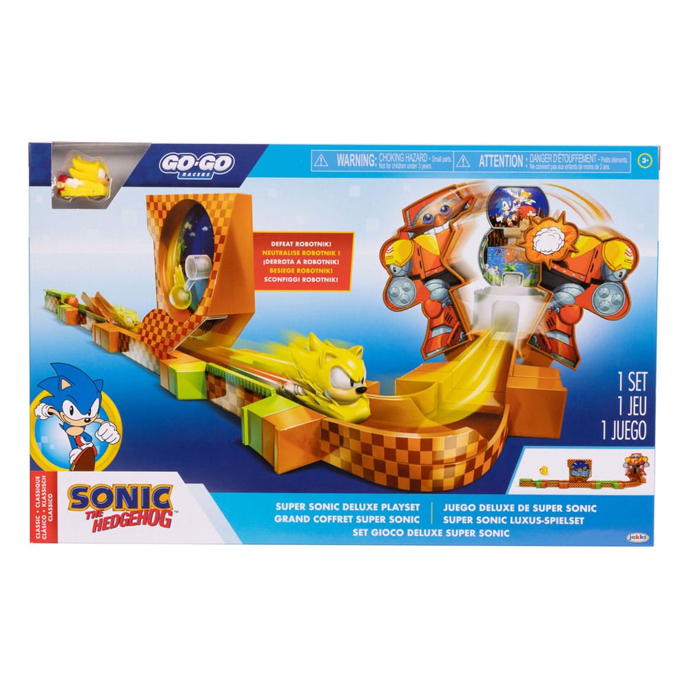 Sonic - The Hedgehog Playset Go Go Racers Launching ramps Deluxe