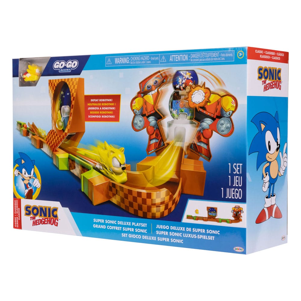 Sonic - The Hedgehog Playset Go Go Racers Launching ramps Deluxe