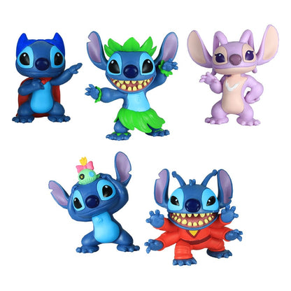 Lilo & Stitch pack 5 figurines Stitch Collectible Figure Set 7 cm