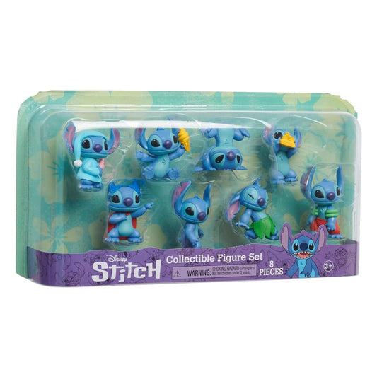 Lilo & Stitch pack 8 figurines Stitch Collectible Figure Set 7 cm