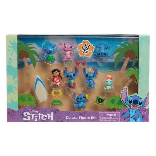 Lilo & Stitch pack 8 figurines Stitch Deluxe Figure Set 7 cm