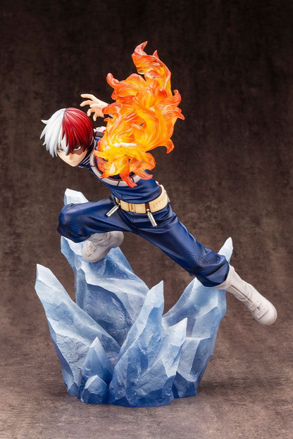 My Hero Academia statuette PVC ARTFXJ 1/8 Shoto Todoroki Ver. 2 Bonus Edition 26 cm