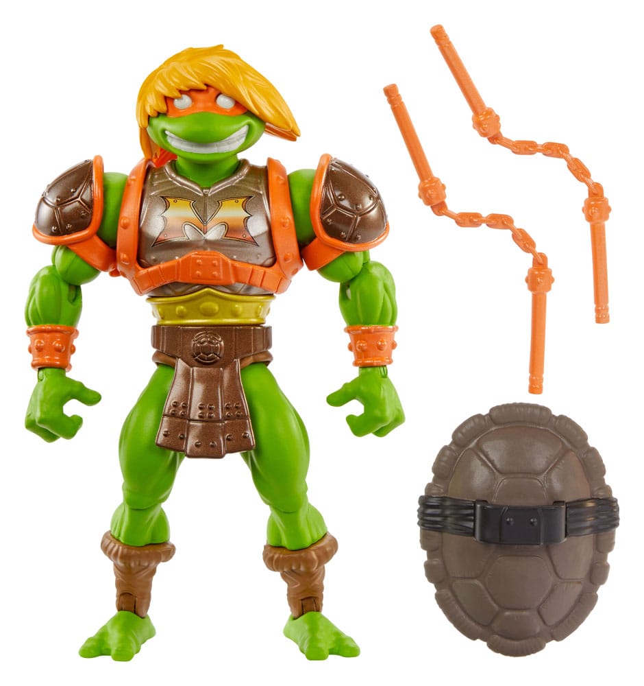 MOTU x TMNT: Turtles of Grayskull figurine Michelangelo 14 cm