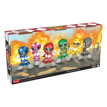 Mighty Morphin Power Rangers pack 6 minifigurines Fisher-Price Little People Collector 7 cm