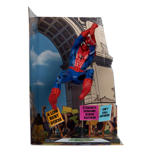 Marvel Collection statuette 1/10 Spider-Man & Scene Gold Label (The Amazing Spider-Man #68) 15 cm