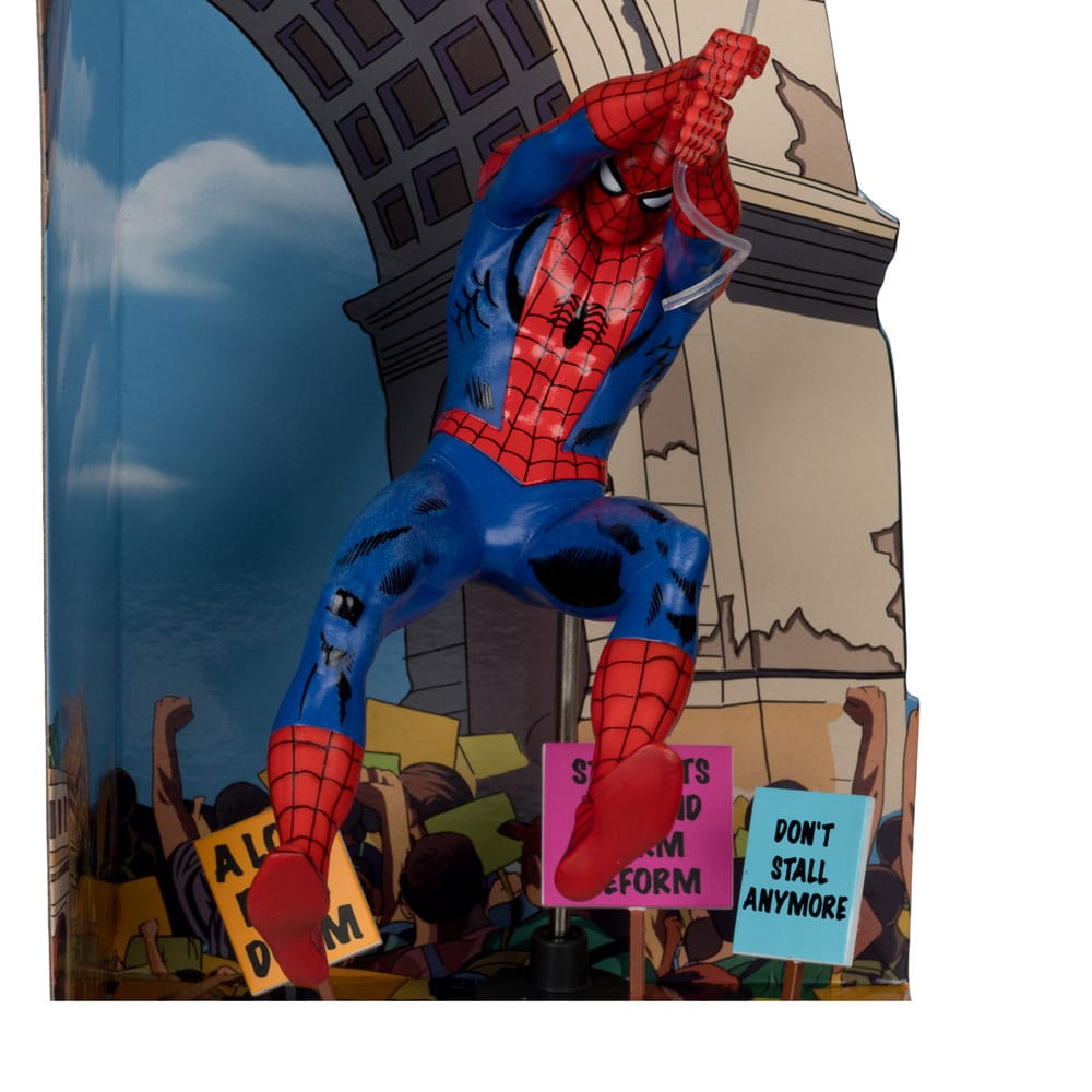 Marvel Collection statuette 1/10 Spider-Man & Scene Gold Label (The Amazing Spider-Man #68) 15 cm