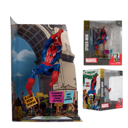 Marvel Collection statuette 1/10 Spider-Man & Scene Gold Label (The Amazing Spider-Man #68) 15 cm