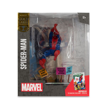 Marvel Collection statuette 1/10 Spider-Man & Scene Gold Label (The Amazing Spider-Man #68) 15 cm