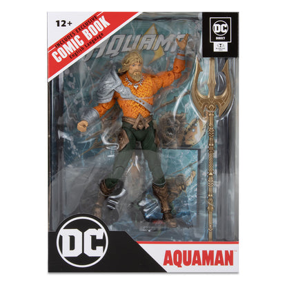 DC Direct Page Punchers figurine et comic book Aquaman (Aquaman) 18 cm