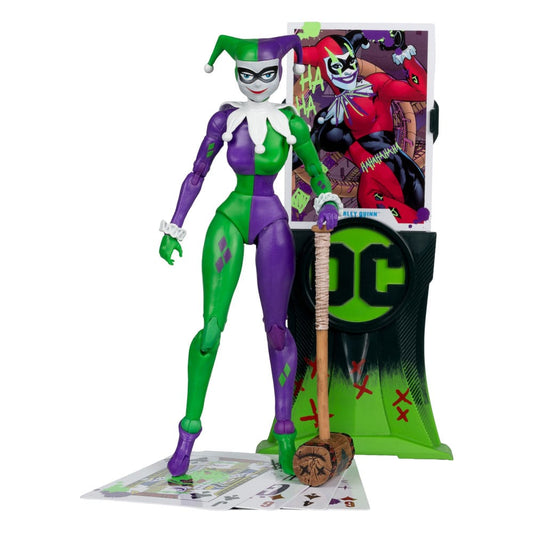 DC Multiverse Harley Quinn (DC Classic) Jokerized (Gold Label) 18 cm