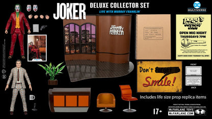 Joker DC Multiverse (Joker Movie) figurine Deluxe Colllector The Joker (Live with Murray Franklin) Limited Edition 18 cm