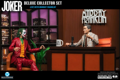 Joker DC Multiverse (Joker Movie) figurine Deluxe Colllector The Joker (Live with Murray Franklin) Limited Edition 18 cm