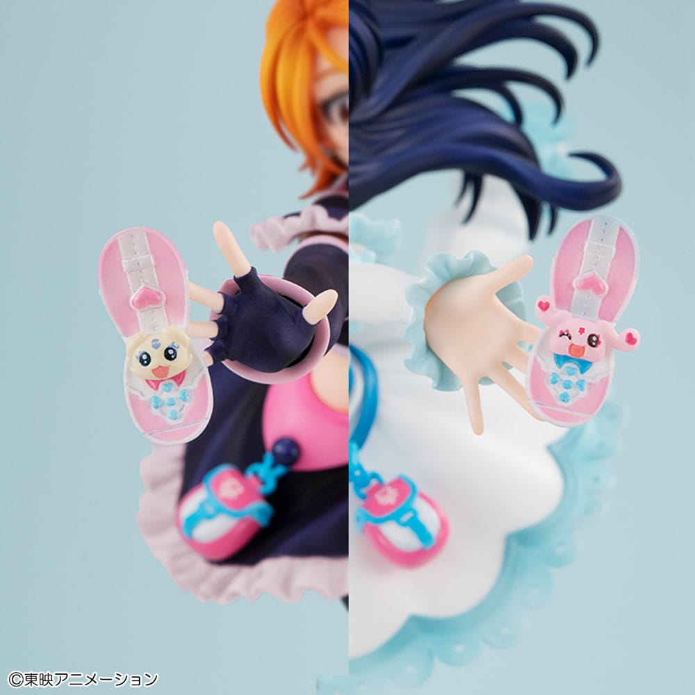 Pretty Cure statuette Lucrea Cure Black & Cure White 22 cm