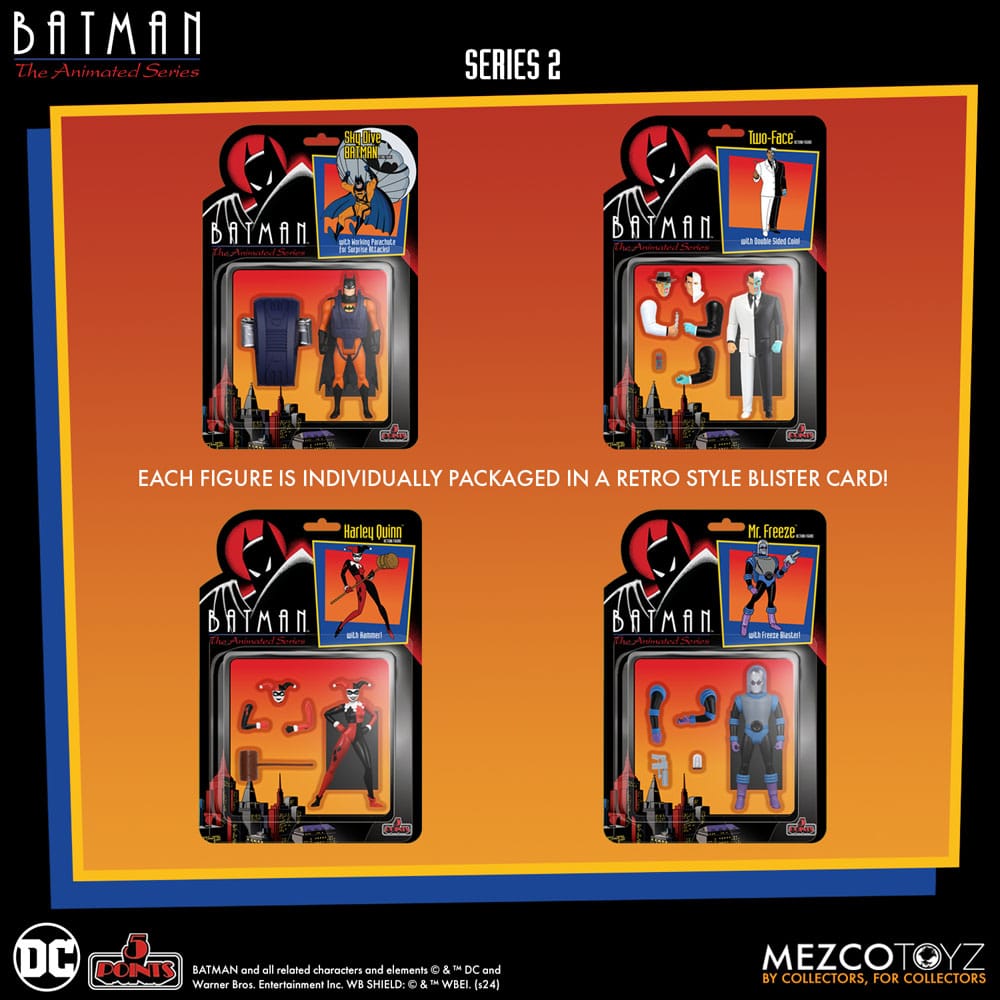 Batman: The Animated Series 2 figurines Deluxe Box Set 9 cm