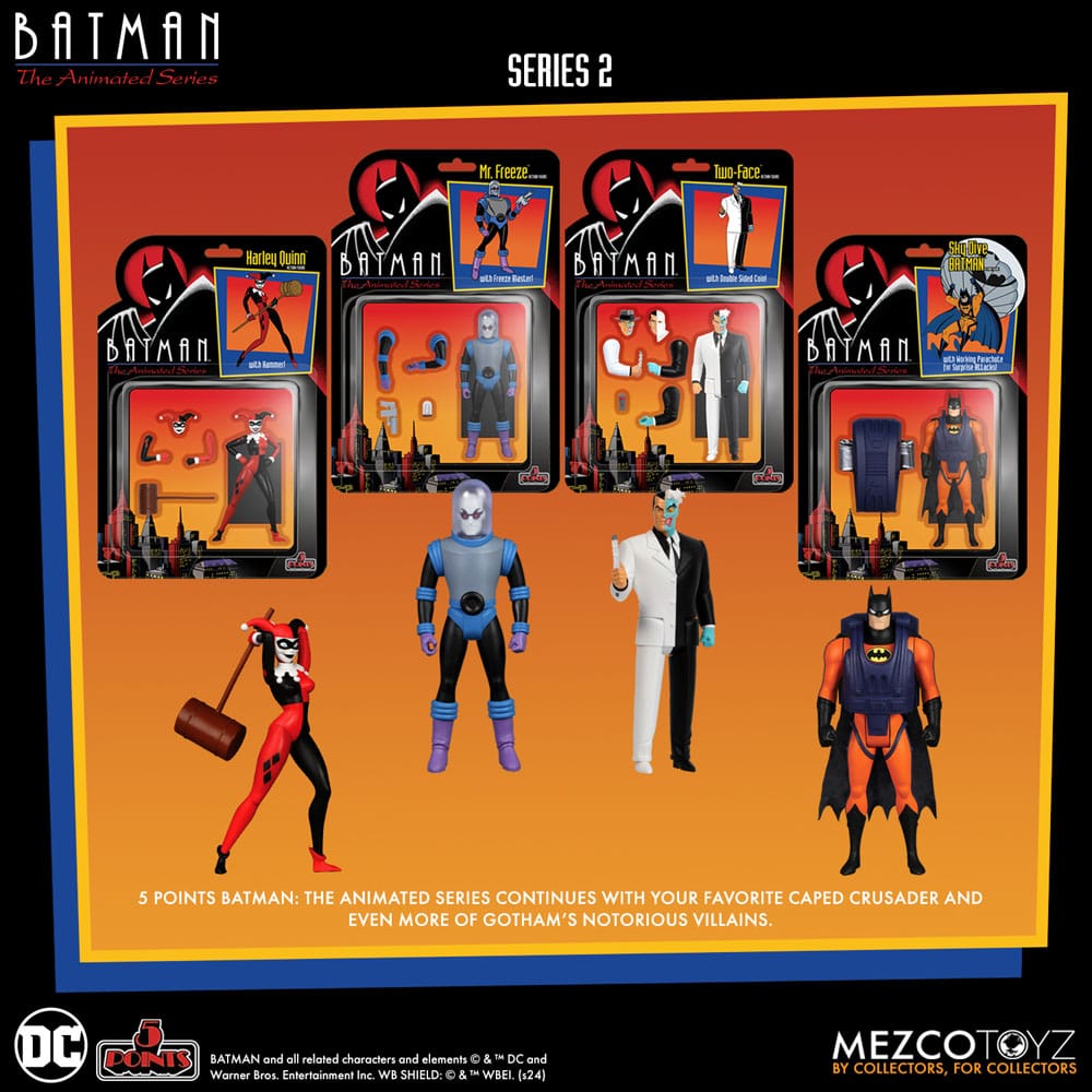 Batman: The Animated Series 2 figurines Deluxe Box Set 9 cm