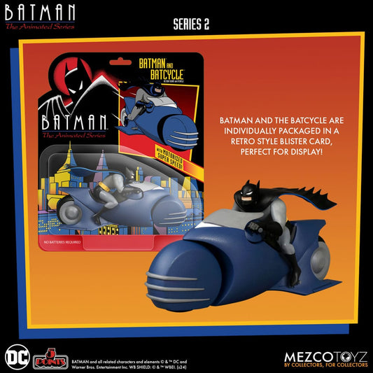 Batman the Animated Series 2 Batman & Batcycle 10 cm