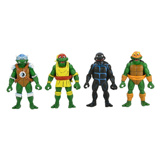 Tortues Ninja (Archie Comics) figurines Pack de 4 Stump Wrestling Turtles 18 cm