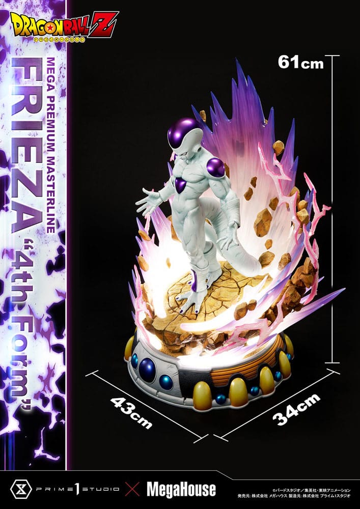 Dragon Ball Z statuette 1/4 Frieza 4th Form Bonus Version 61 cm