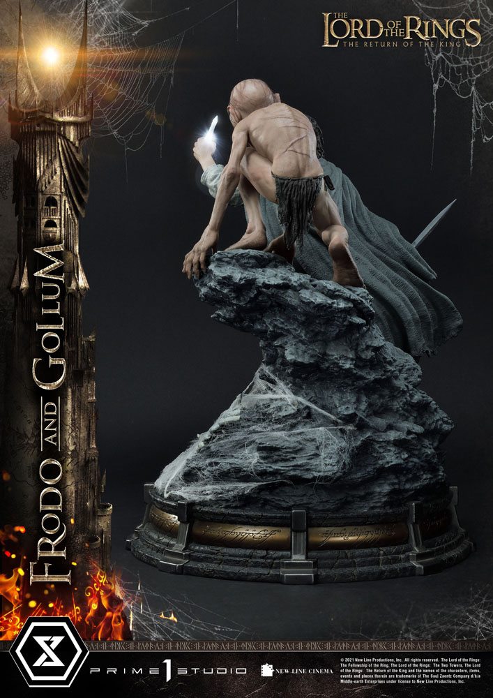 Le Seigneur des Anneaux statuette 1/4 Frodo & Gollum Bonus Version 46 cm