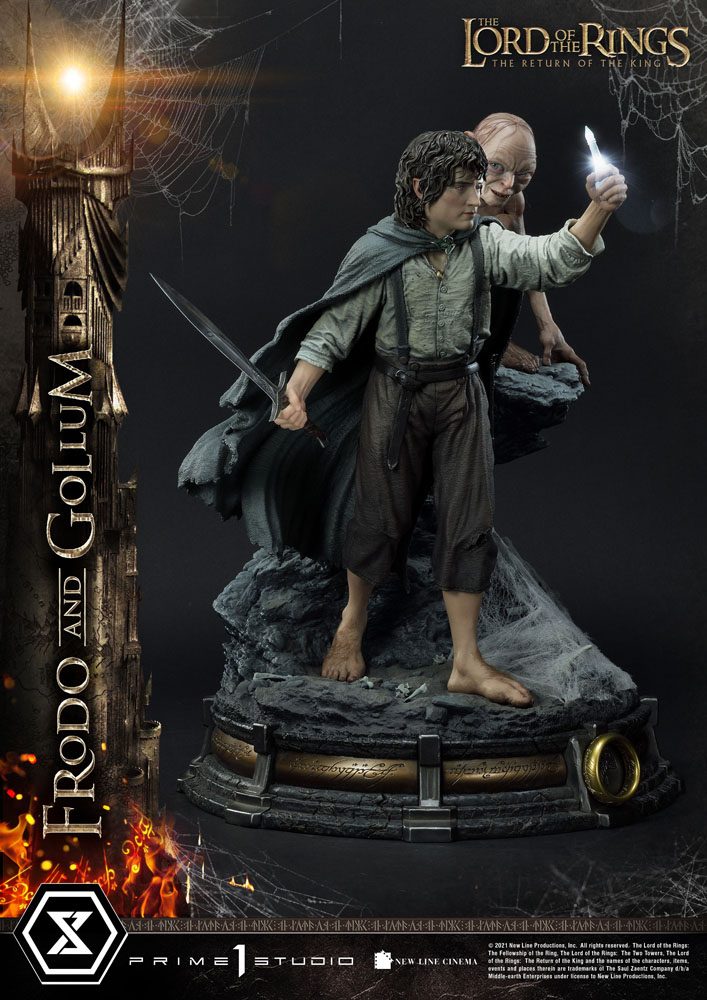 Le Seigneur des Anneaux statuette 1/4 Frodo & Gollum Bonus Version 46 cm