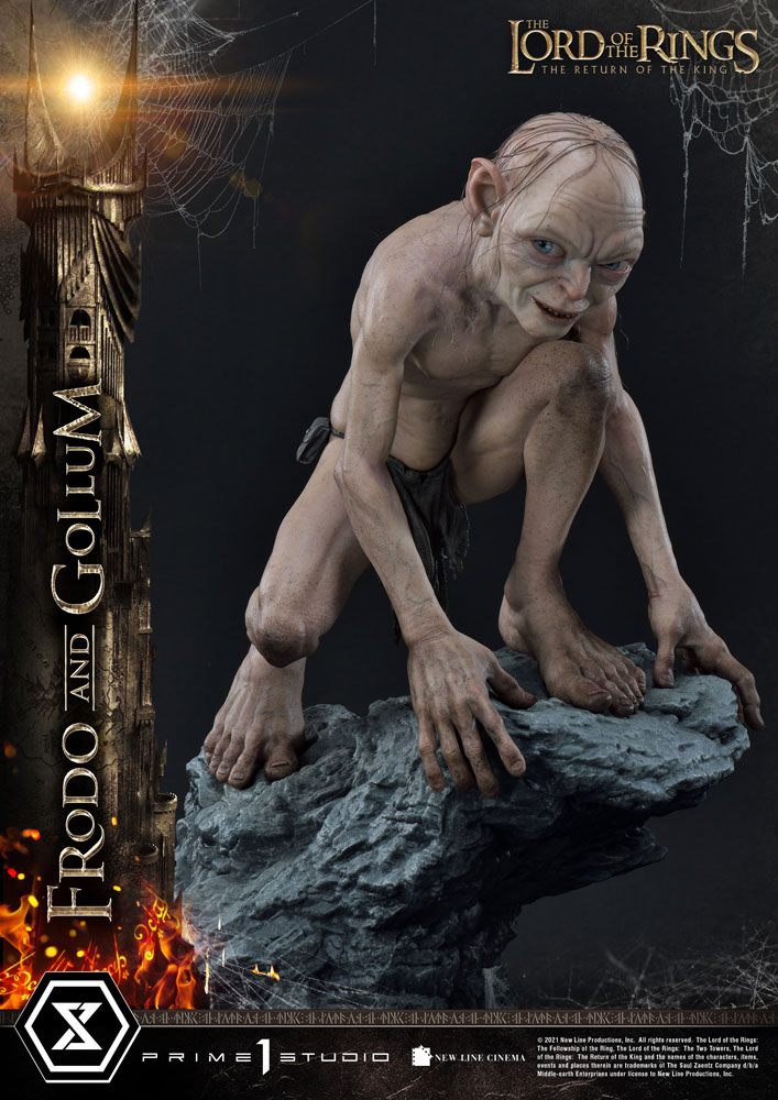 Le Seigneur des Anneaux statuette 1/4 Frodo & Gollum Bonus Version 46 cm