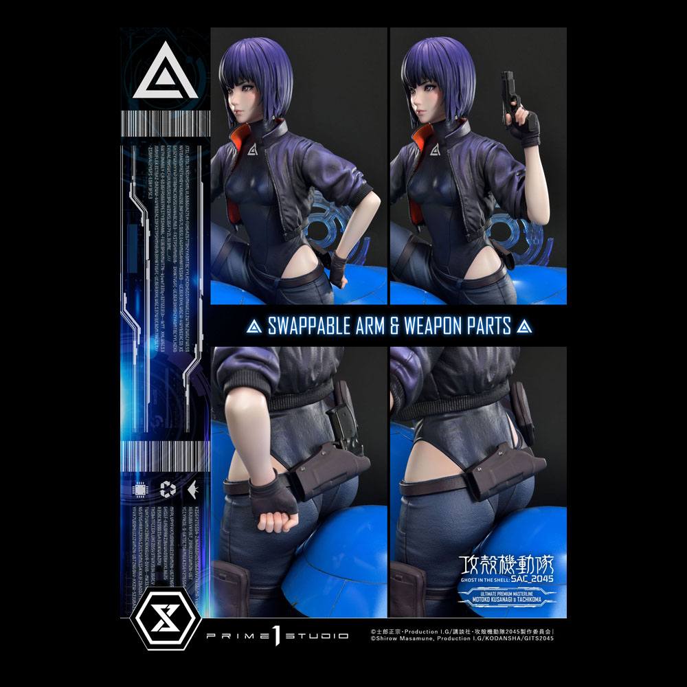 Ghost in the Shell: SAC_2045 statuette 1/4 Motoko Kusanagi and Tachikoma (Bonus Version)