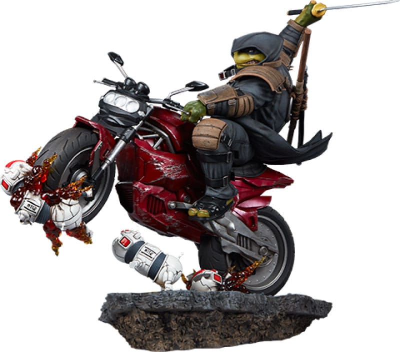 Tortues ninja statuette 1/4 The Last Ronin On Bike