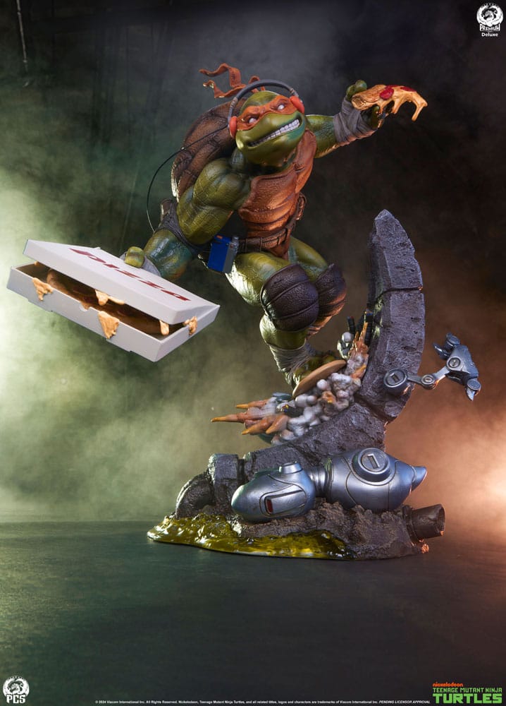 Les Tortues ninja statuette 1/3 Michelangelo Deluxe Edition 67 cm