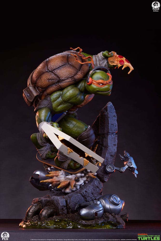 Les Tortues ninja statuette 1/3 Michelangelo Deluxe Edition 67 cm