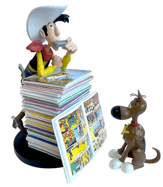 LUCKY LUKE & RANTANPLAN PILE D'ALBUMS