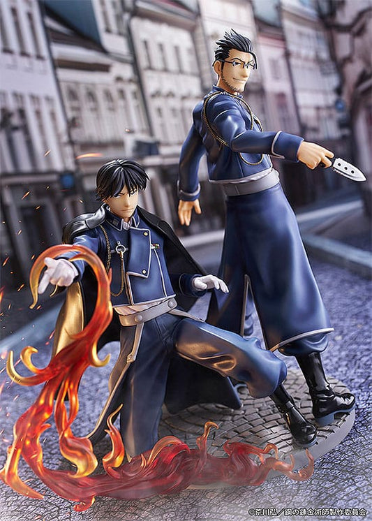 Fullmetal Alchemist: Brotherhood statuette Roy Mustang & Maes Hughes Kizuna