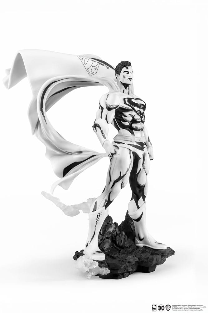 Batman PX statuette PVC 1/8 SDCC 2024 Superman Black & White Version 30 cm