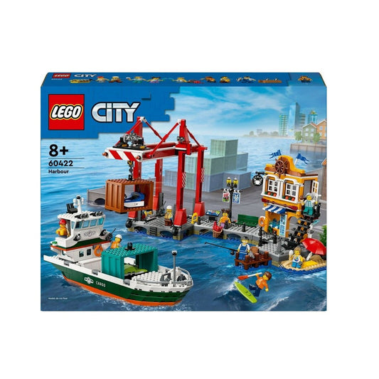 LEGO 60422 - Le port et le navire marchand