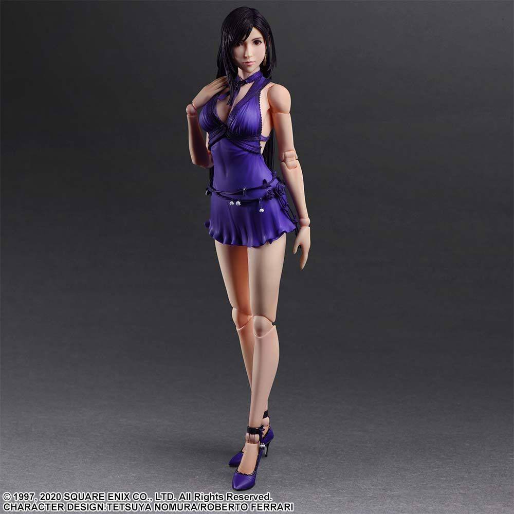 Final Fantasy VII Remake Play Arts Kai figurine Tifa Lockhart Dress Ver. 25 cm