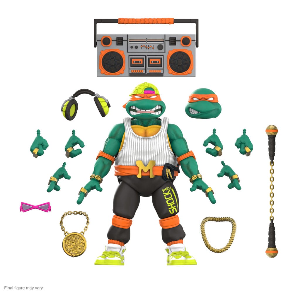 Teenage Mutant Ninja Turtles figurine Ultimates Rappin' Mike 18 cm