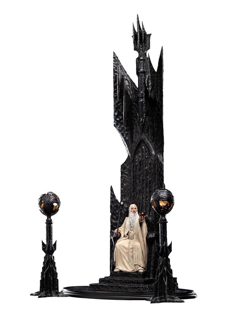 Le Seigneur des Anneaux statuette 1/6 Saruman the White on Throne 110 cm