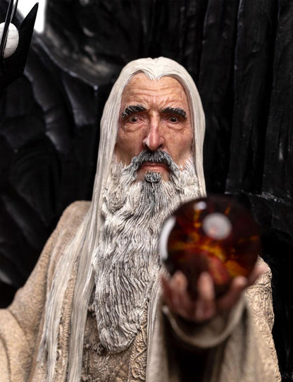 Le Seigneur des Anneaux statuette 1/6 Saruman the White on Throne 110 cm