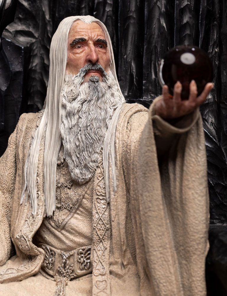 Le Seigneur des Anneaux statuette 1/6 Saruman the White on Throne 110 cm