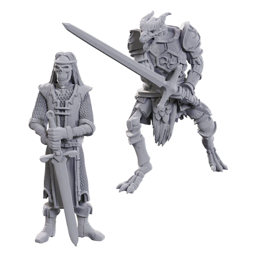 Donjons & Dragons Nolzur's Marvelous pack 2 miniatures à peindre 50th Anniversary Skeleton Knights